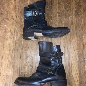 Fiorentini + Baker Italian Moto boots. Black. 39.5/9.5